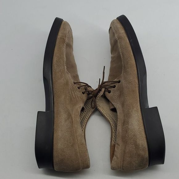 Bruno Magli Italian Lace Loafer Suede Leather Size 8 - Picture 9 of 16